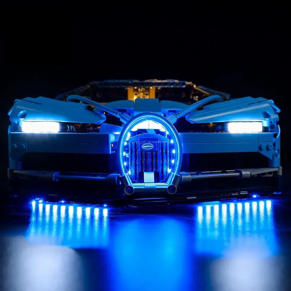 Bugatti Chiron Blue (3599 pieces)