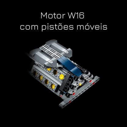 Bugatti Chiron Blue (3599 pieces)