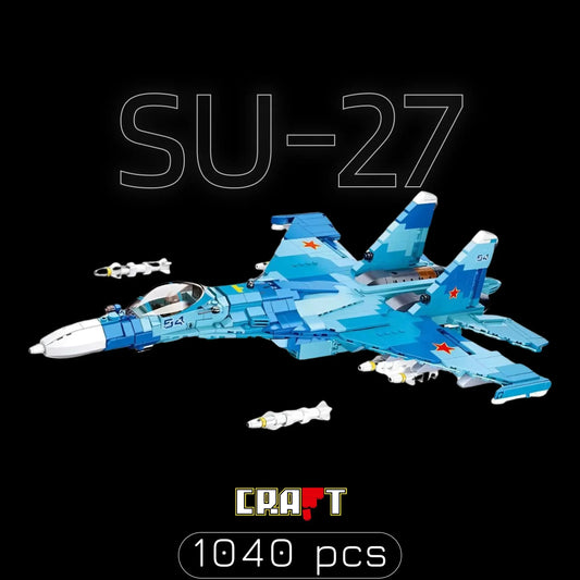 (60% OFF) Su-27 Fighter - 2 in 1 (1040 pieces)