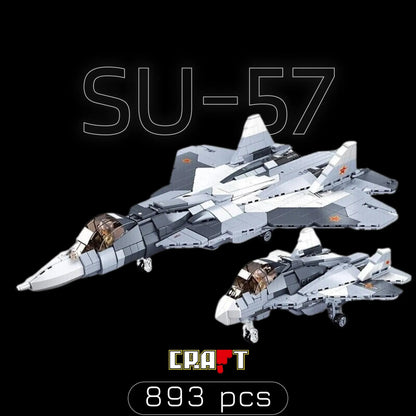 SU-57 Fighter - 2 in 1 (893 pieces)