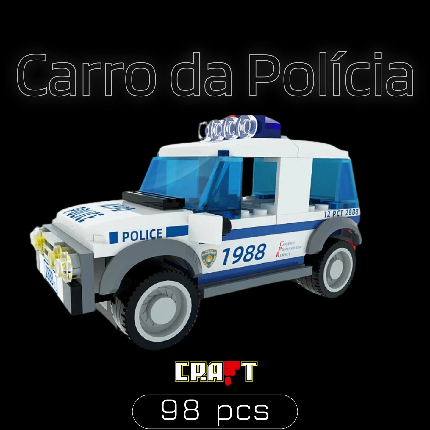 Police Car (98 pcs)