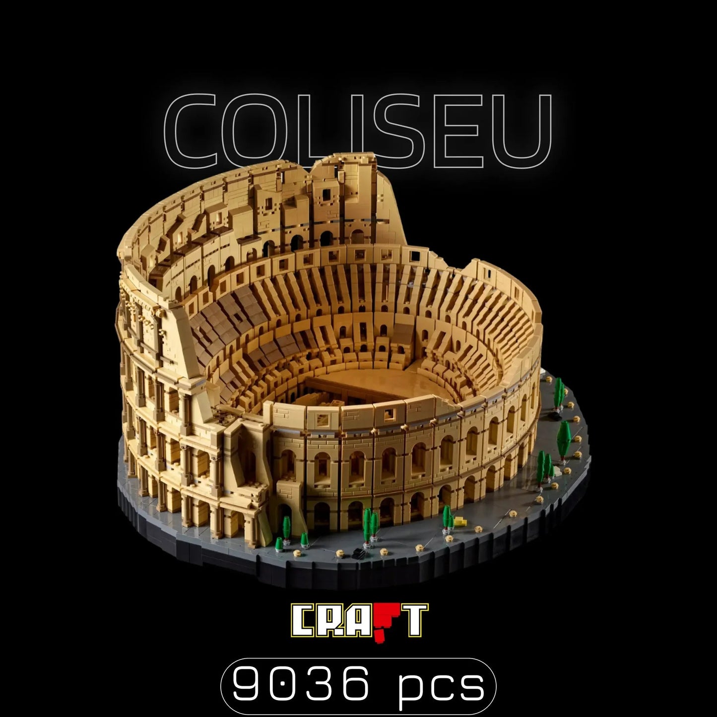 Colosseum of Rome (9036 pieces)