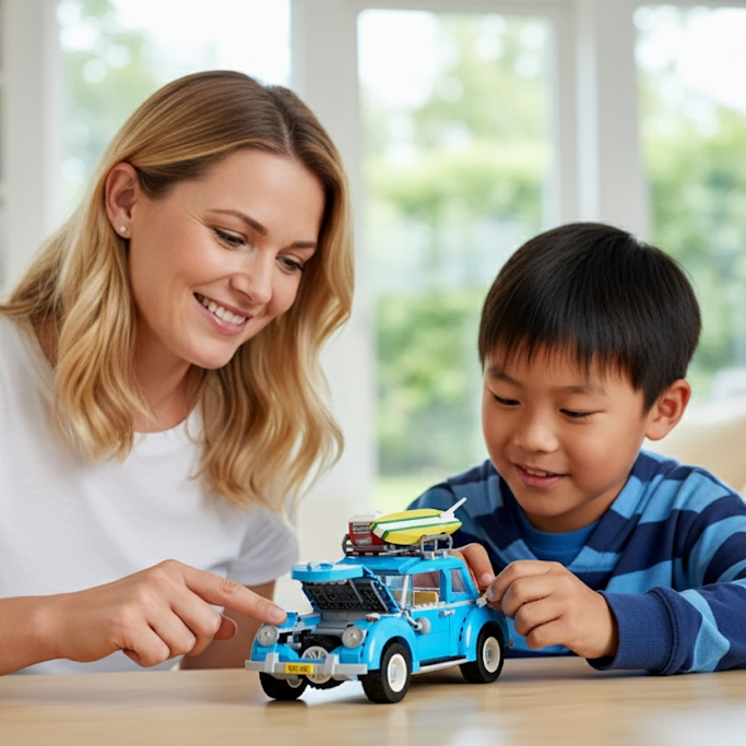 Surf Blue Beetle (1193 pieces)