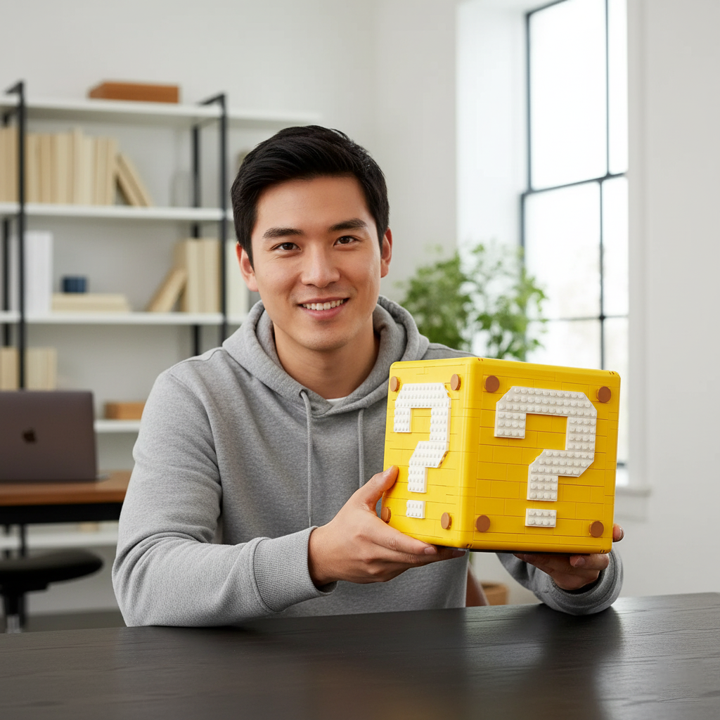 Super Mario Question Block (2380 pieces)