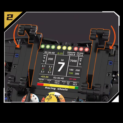 F1 Steering Wheel (833 pieces)