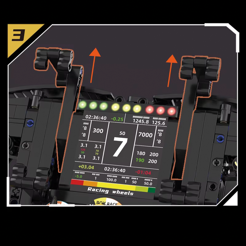 F1 Steering Wheel (833 pieces)