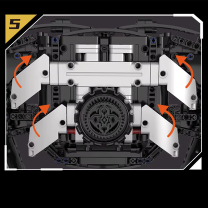 F1 Steering Wheel (833 pieces)