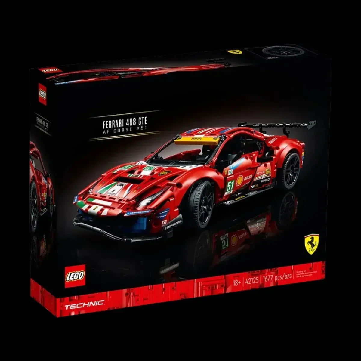 Ferrari 488 GTE (1677 pieces)