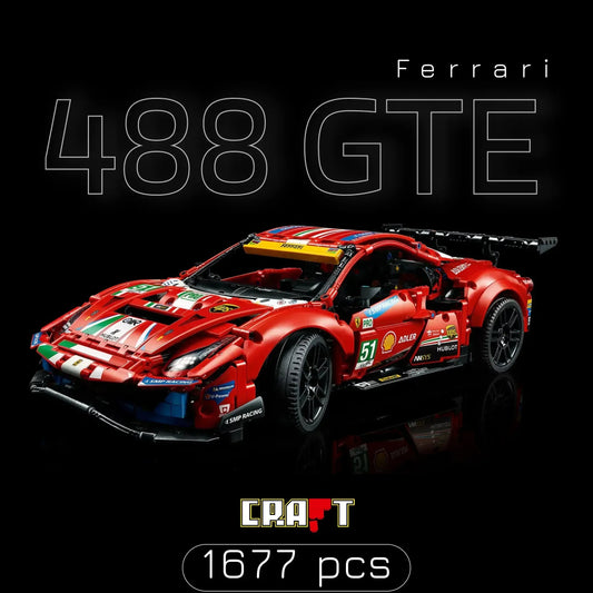 Ferrari 488 GTE (1677 pieces)