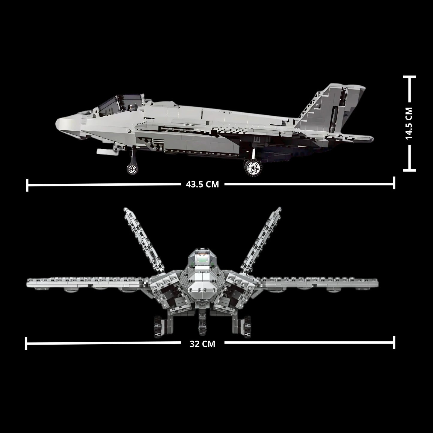 F-35 Fighter (1600 pcs)