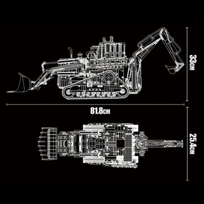 Crawler Tractor (3963 pieces)