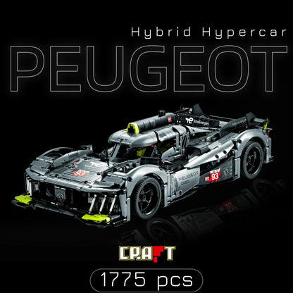 (72% OFF) Peugeot 9x8 - LeMan Hybrid Hypercar (1775 pieces)