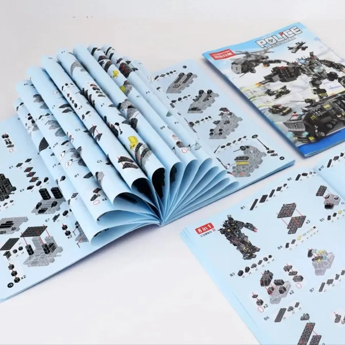 Helicopter, Transformers, and Truck (51 Toys in 3)