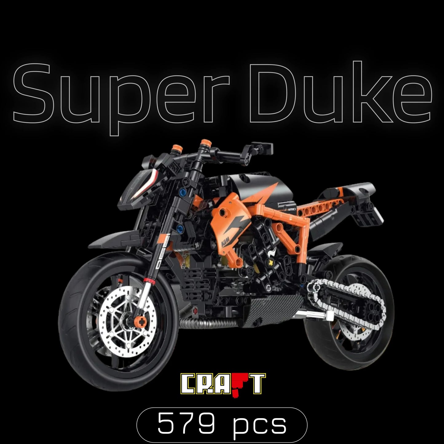 (75% OFF) KTM 1290 Super Duke (579 pieces)