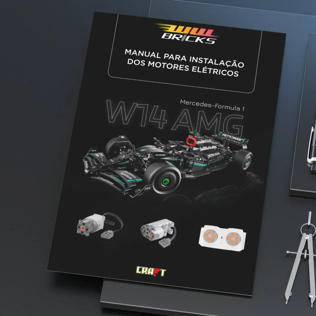 Manual to Boost the Mercedes-AMG F1 W14 (1642 pieces)