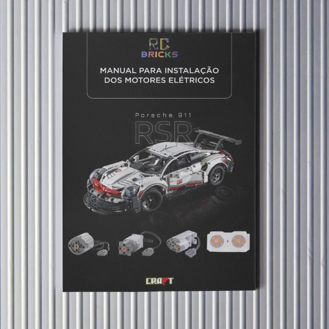 Manual to Turbocharge the White Porsche 911 RSR (1580 Pieces)