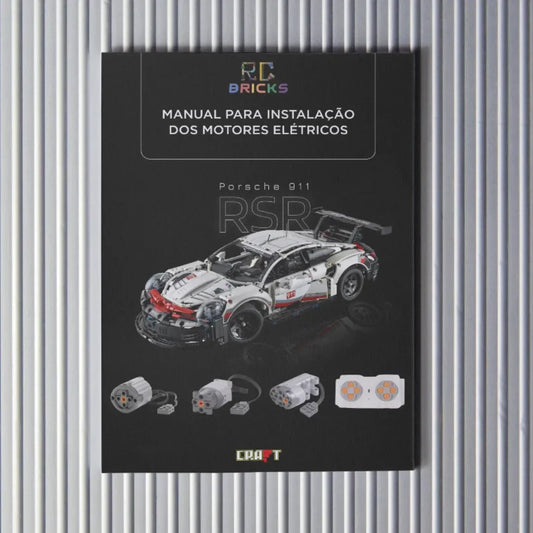 Manual to Turbocharge the White Porsche 911 RSR (1580 Pieces)