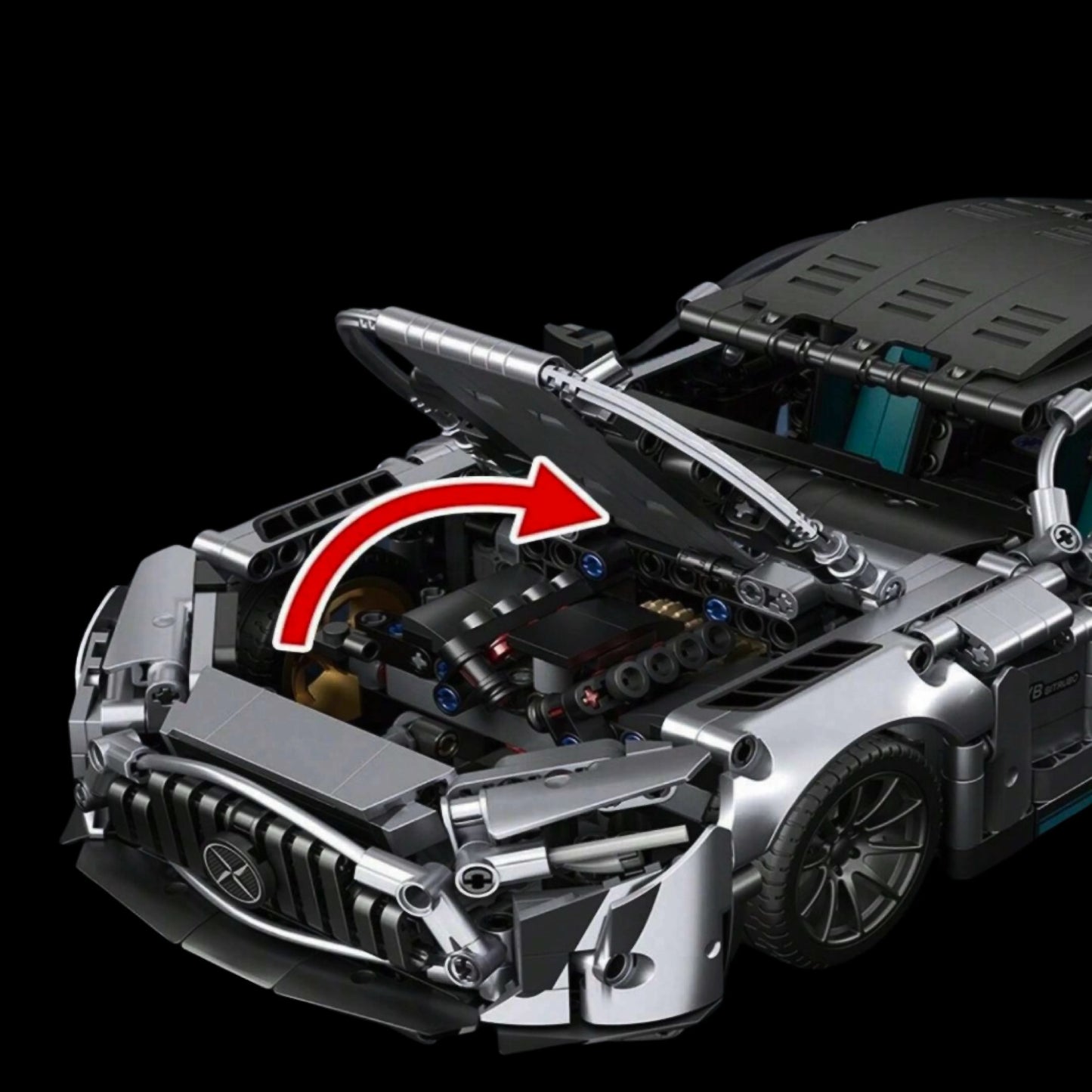 Mercedes AMG GT-S Gray (1466 pcs)