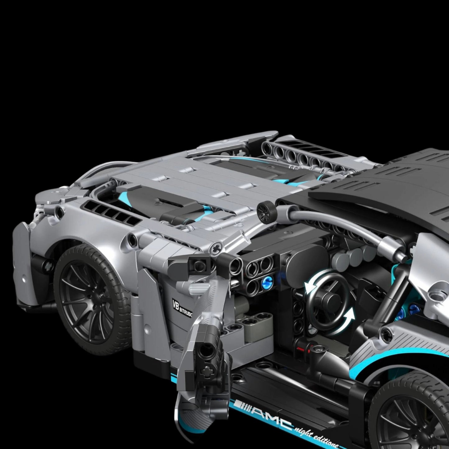 Mercedes AMG GT-S Gray (1466 pcs)