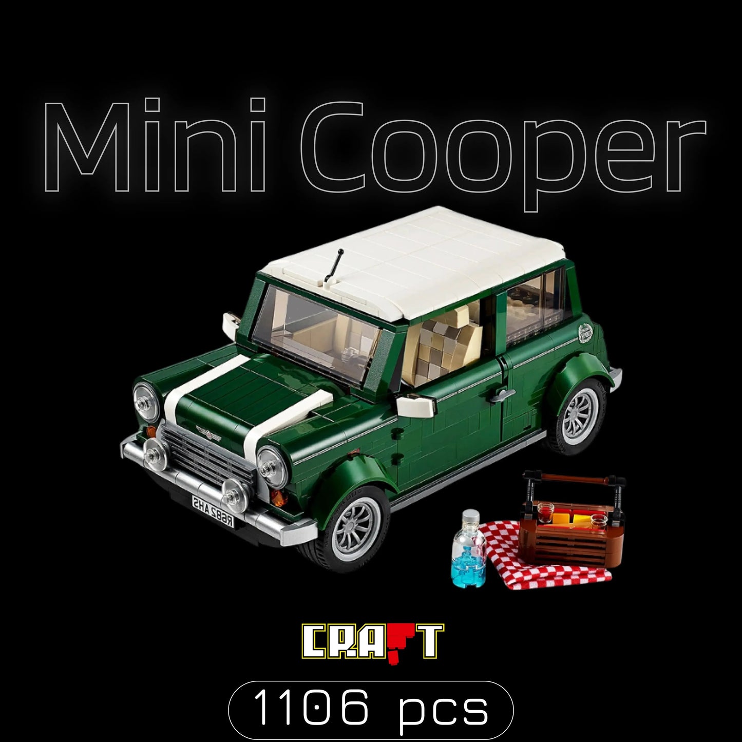 Mini Cooper (1106 pieces)