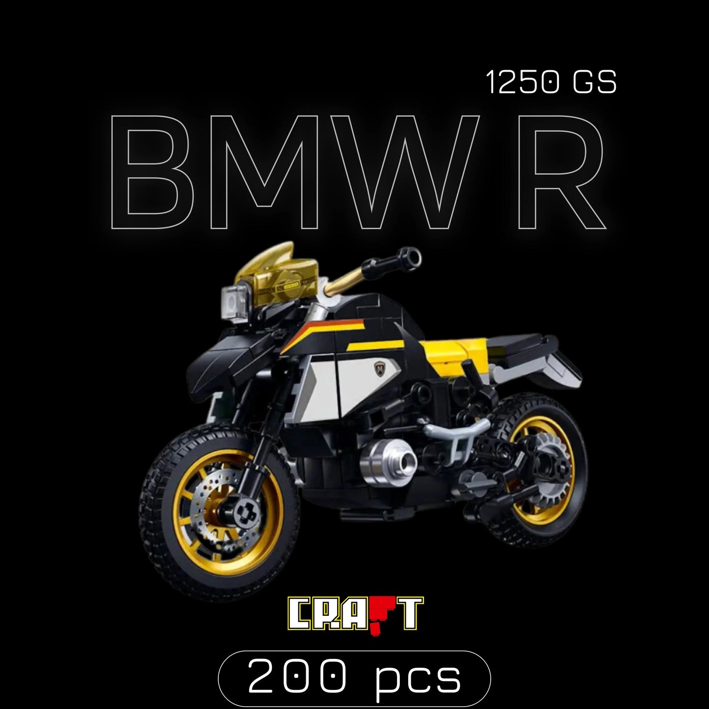 BMW R 1250 GS Motorcycle (200 pieces)
