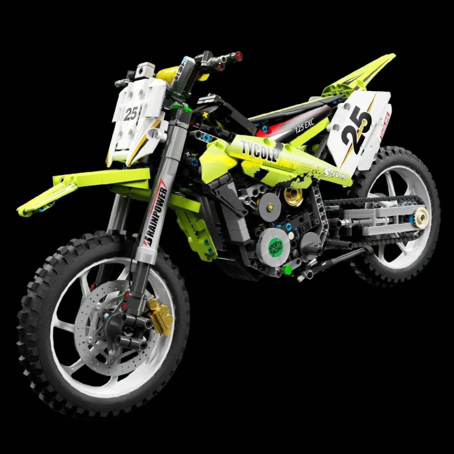 Motocross Motorcycle (1302 pieces)