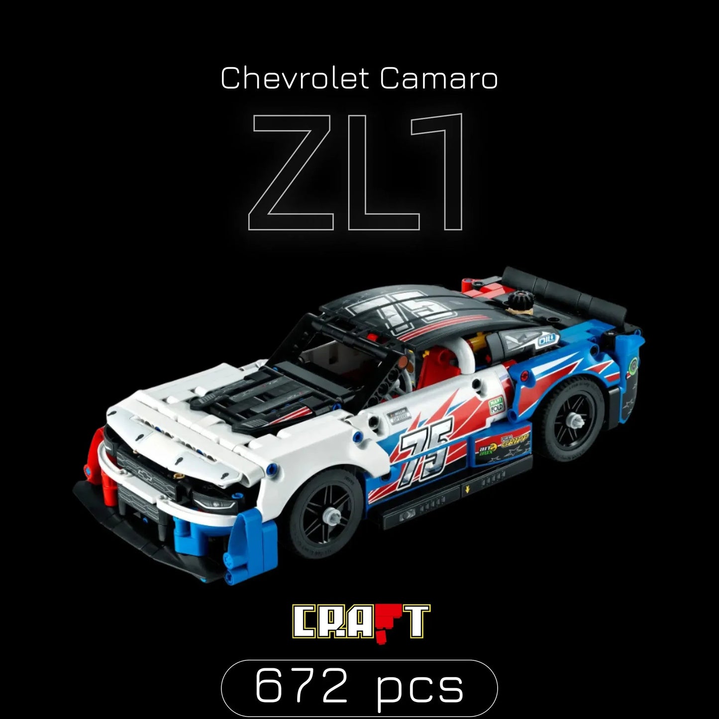 NASCAR Camaro ZL1 (672 pcs)