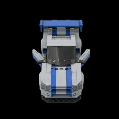 Nissan Skyline R34 (332 pieces)