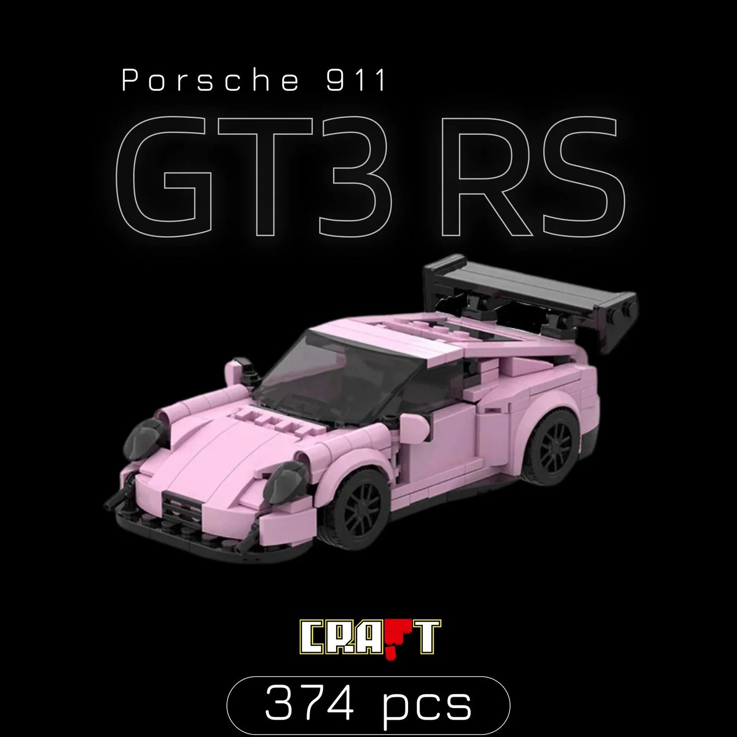 Porsche 911 GT3 RS (374 pieces)