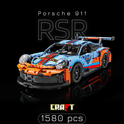 Porsche 911 RSR Blue Martini (1580 pieces)