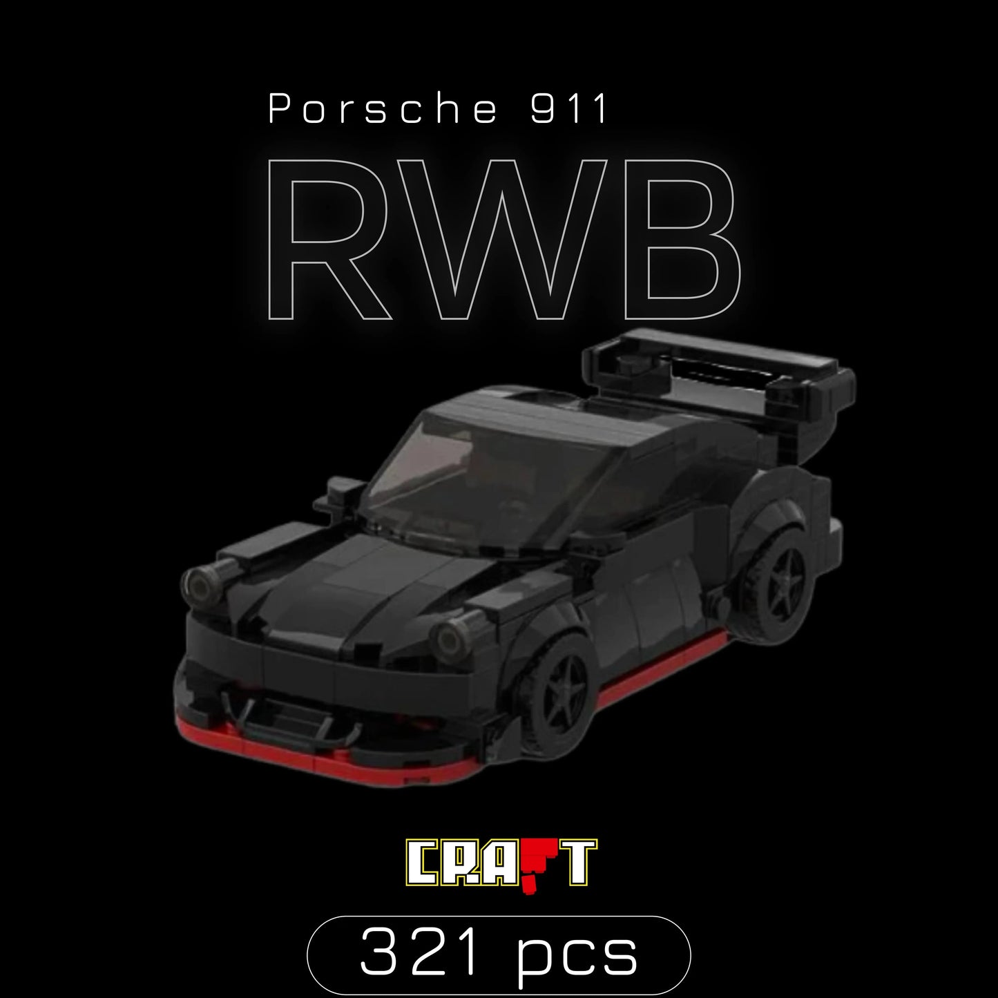Porsche 911 RWB (321 pieces)