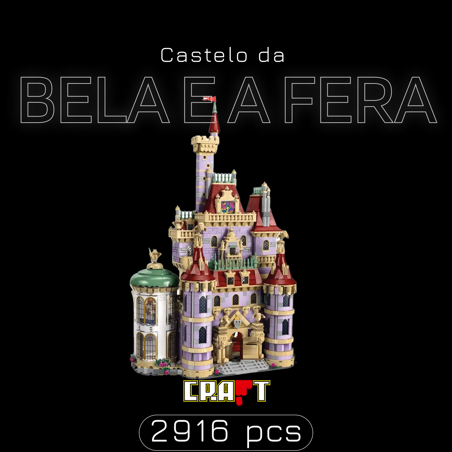 Beauty and the Beast Castle (2916 pieces)