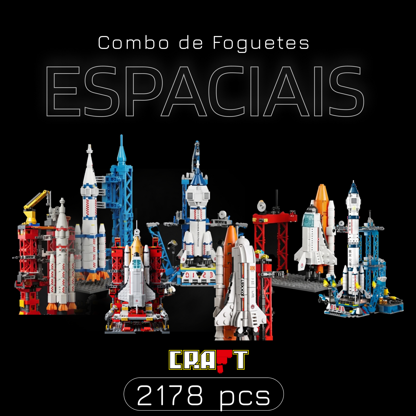 Space Rocket Combo (2178 pieces)