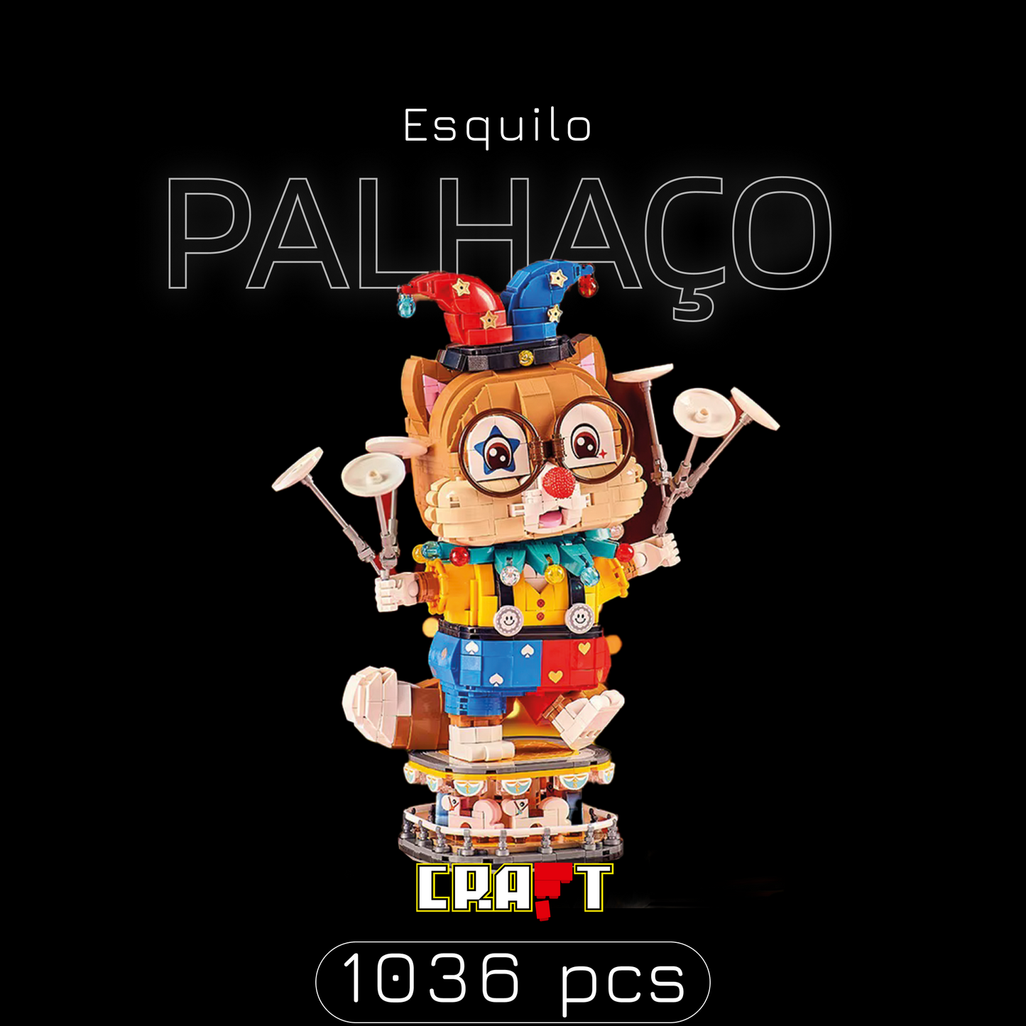 Squirrel Clown (1036 pieces)