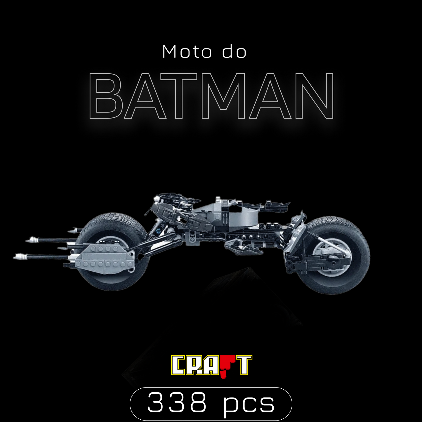 Batman Motorcycle (338 pieces)