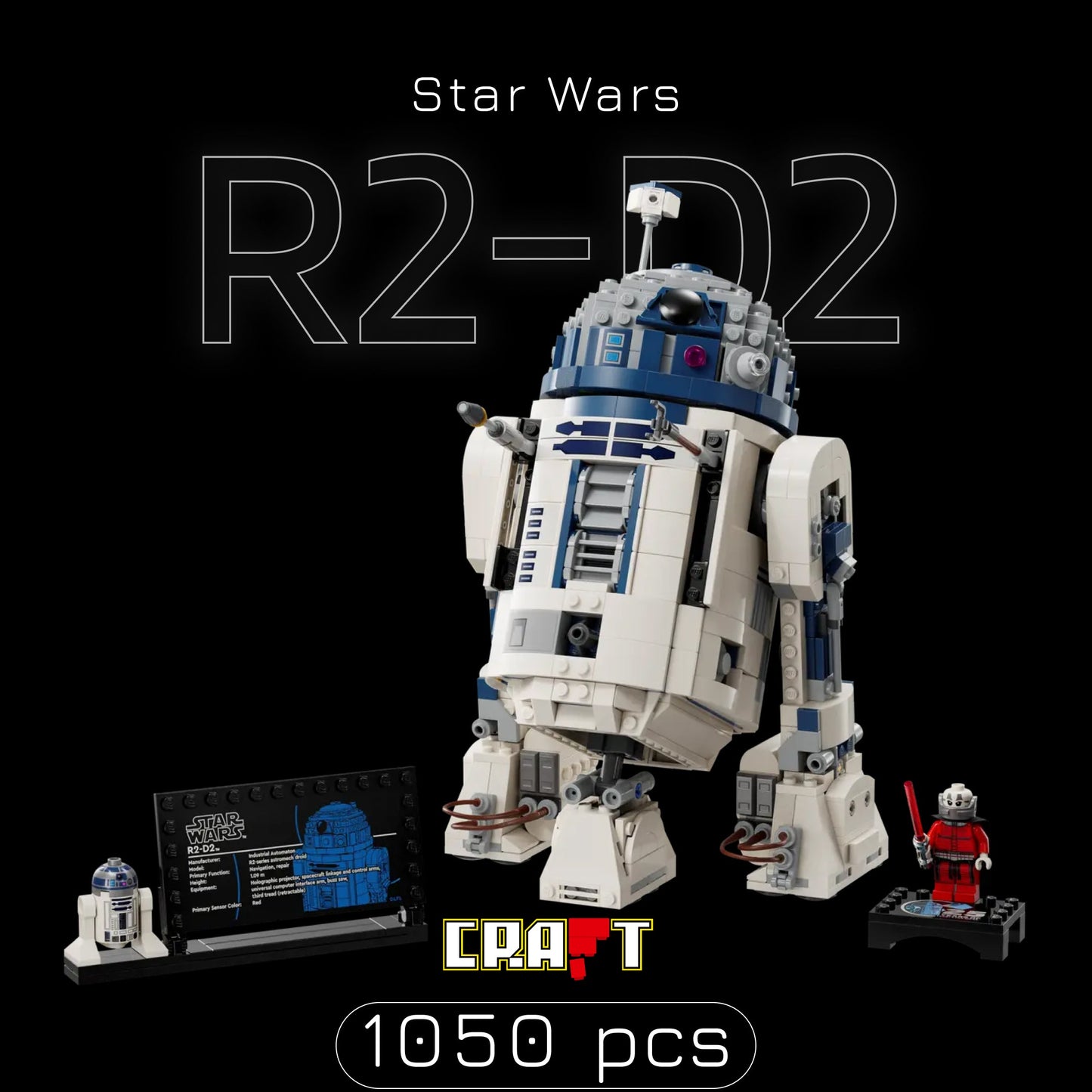 Star Wars - R2-D2 (1050 pieces)