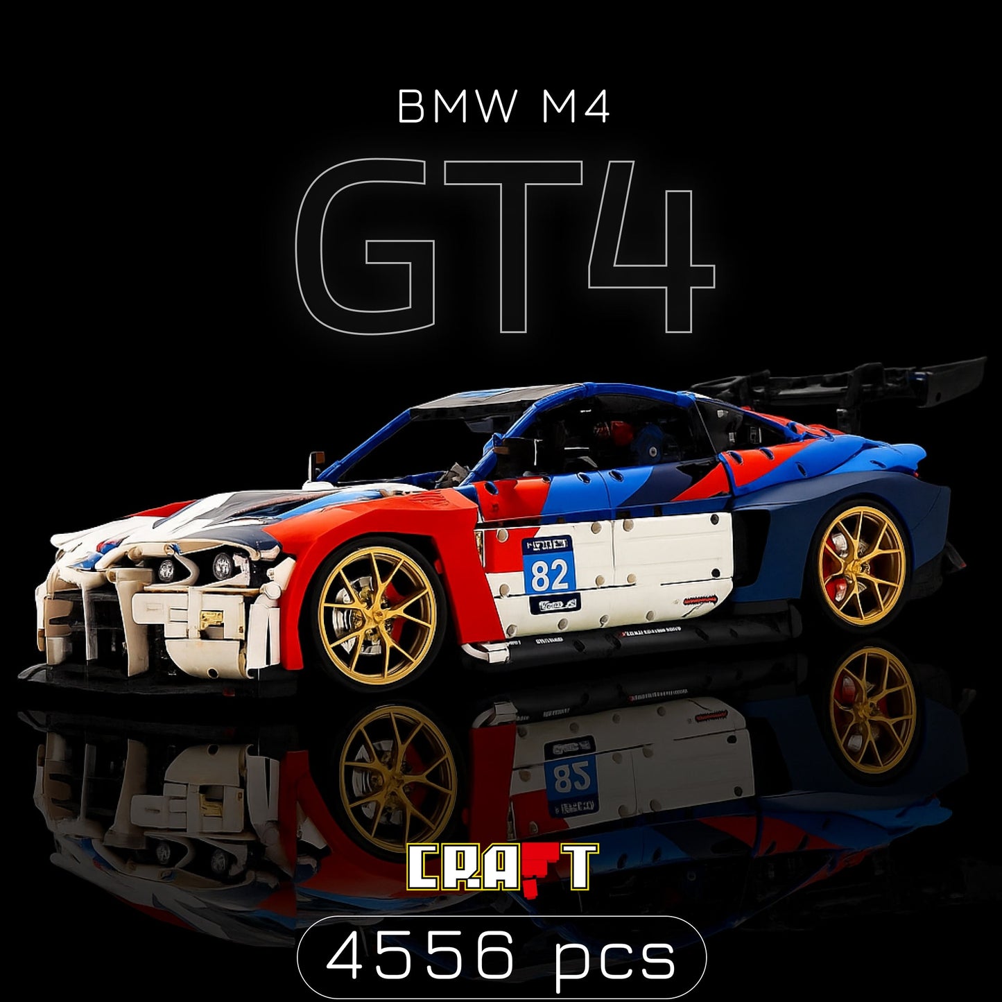 BMW M4 GT4 (4556 pieces)
