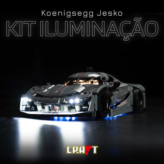 Lighting for Hypercar Koenigsegg Jesko