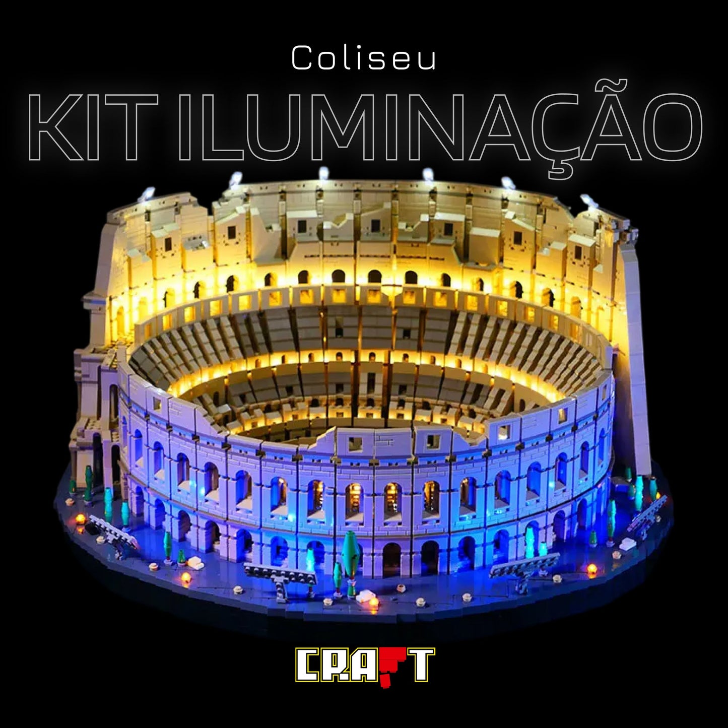 Lighting for the Colosseum of Rome