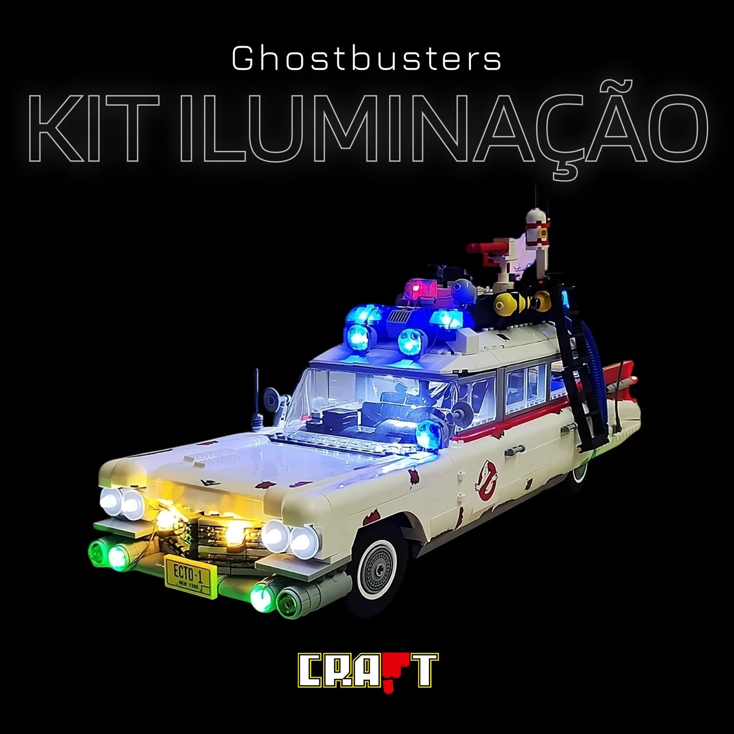 Lighting for Cadillac ECTO-1 from Ghostbusters